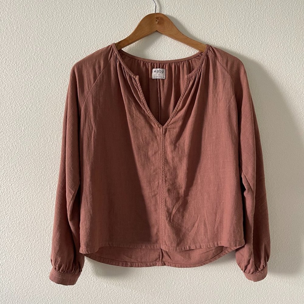 Esby Apparel Ana Top in Adobe